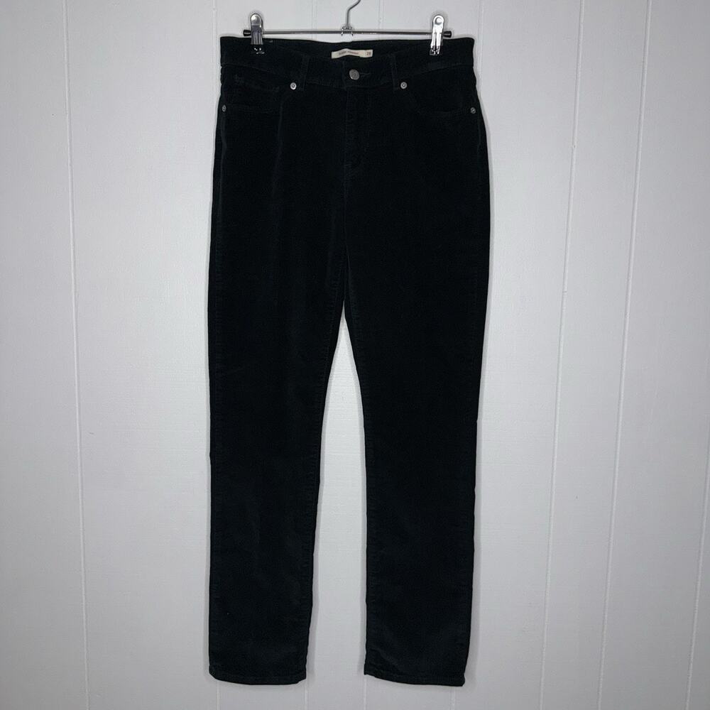 Levi’s Women’s Classic Straight Corduroy Pants Dark Green Size 28